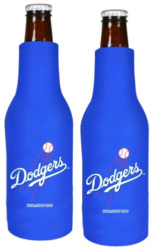 Los Angeles Dodgers Beer Bottle Koozie | L.A. Dodgers Neoprene Bottle Suit with Zipper - Set of 2
