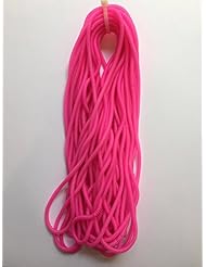 Wireless: SET of 4 Spiral Cord Protectors for Cell Phone Charger Cables, Tablet Charger Cables and Earphone Cords (Neon Pink) - FMLC