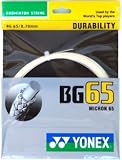 Yonex BG65 Badminton Racquet String, Set of 6 string packs