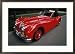 1956 Jaguar XK 140 Convertible Coupe Framed Photographic Poster Print, 29x21