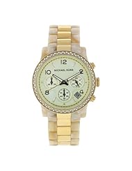 Michael Kors MK5582 Womens Classic Gold Horn Band Color Watch