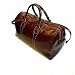 Floto Milano Duffle Vecchio Brown Italian Leather Luggage Travel Bag