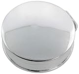 Sterling Silver Pill Box, 1 1/4 (32 mm) diameter Round Shape, High Polished Finish