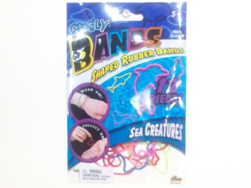 googly bands shaped rubber bands 12 pack sea creatures more detail click!