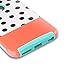 BENTOBEN iPhone 6 Case, iPhone 6S Case, Dual Layer Ultra Slim Hybrid Hard PC Shell Flexible TPU [Polka Dot] Bumper Rugged Shockproof Protective Case for iPhone 6/6S 4.7 Inch, Light Blue