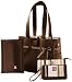 JP Lizzy Mocha Mint Classic Tote Set
