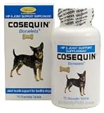 COSEQUIN Bonelets Hip and Joint Supplement for Dogs - 75 tab