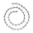 Stainless Steel Mens High Polish Disc Link Necklace