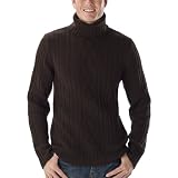 Merona Cable Turtleneck Sweater - Brown