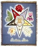 Thumbnail image for Masons Masonic Order of the Eastern Star Afghan Throw…