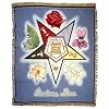 Masons Masonic Order of the Eastern Star Afghan Throw Blanket