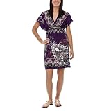Xhilaration® Juniors Kimono Dress - Purple Print
