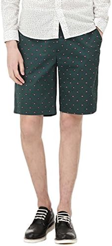 [Additional %50 Clearance] Customellow Men's Dot Flower Short