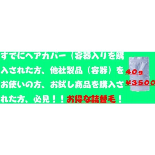男女兼用・増毛パウダー・ブラウン（茶） 詰め替え
