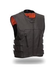 First Manufacturing Mens Updated SWAT Team Style Vest (Black, Medium)