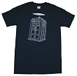 TS523 Doctor Dr. Who Linear Tardis T-Shirt