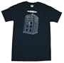 Doctor Dr. Who Linear Tardis T-Shirt