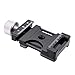 Andoer 38mm Aluminum Screw Knob Mini Quick Release Clamp Compatible with Arca Swiss for 38mm QR Plate