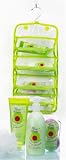 Fruit Frappe Roll Up Gift Set: Body Smoothie Moisturizer, Freshly Squeezed Shower Gel, Moisturizing Bath Fizzies and Bath Puff Scrunchie