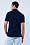 Short Sleeve Triple Stripe Chest Stripe Pique Polo