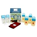 Green to Grow Welcome Home Set - Wide Neck Baby Bottles & Nipples