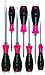 Wiha 53097 Screwdriver Set, Slotted and Phillips, Extra Heavy Duty, 7 Piece