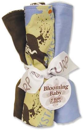 Rockstar Burp Cloth Set 4 Piece