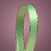 Mint Green Satin Ribbon with Gold Edges, 3/8