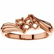 14K Rose Gold Mother's Ring - 4 Gemstone -- YOU CHOOSE THE COLORS!
