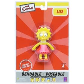Click here to buy The Simpsons Lisa Simpson Bendable Bendy Figure by NJC.