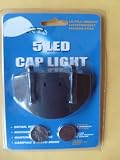 5 LED CAP LIGHT ULTRA BRIGHT LIGHTWEIGHT HANDS-FREE USE