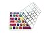 DHZ Nine Color Chocolates Keyboard Cover Silicone Skin for MacBook Air 13 and MacBook Pro 13