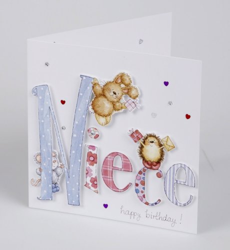 Country Bunch Niece Birthday Card