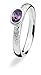 SPINNING Jewelry Damenring 925 Sterling Silber MAX *BROCADE* Amethyst Zirkonia