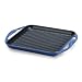 Le Creuset L2027-0030 Cobalt Blue Square Skinny Grill Pan 9.5-in.