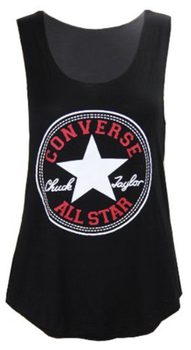 Mymixtrendz Ladies 'Dope' Geek Act Lady MTV Neon Slogan Vest Top (M/l (Uk 12-14 / Eu 40-42 / Us 8-10), Converse Black)