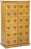 Library Style Multimedia Cabinet - Oak