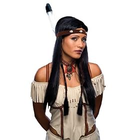 Sexy Indian Pocahontas Wig for Halloween Costume