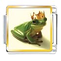 Frog Prince Animal Photo Italian Charms Bracelet Link