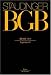 Book J. von Staudingers Kommentar zum Bürgerlichen Gesetzbuch mit Einführungsgesetz und Nebengesetzen Buc