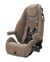 Cosco Deluxe High Back Booster Car Seat, Dark Tan
