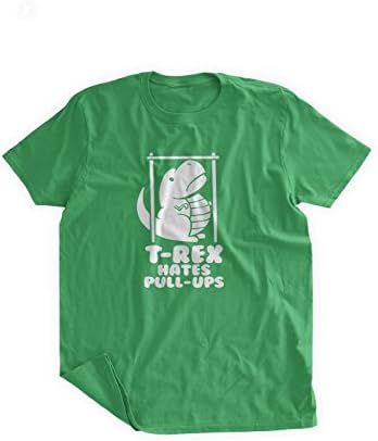 BumpCovers Trex Hates Pullups T-shirt lg Irish Green