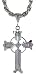 Sterling Silver 1 3/4 (45 mm) Diamond Cut Celtic Cross Pendant