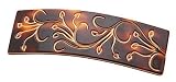 France Luxe Honeysuckle Rectangle Barrette - Tortoise/Ivory