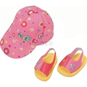 Zapf Creation Chou Chou "Summer promotion", Hat & Sandals