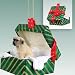 Mastiff Green Gift Box Dog Ornament
