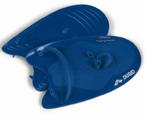arena Training Tools Traxx Hand Paddles, blau/silber