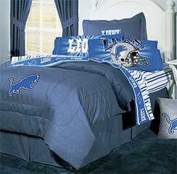 NFL Football Detroit Lions - Bed Sheet Set - Queen Size