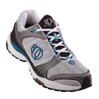 Pearl iZUMi Women's Iso Shift Stability Shoe,White/Blue Jewel,5 M US Pearl iZUMi Women's Iso Shift Stability Shoe,White/Blue Jewel,5 M US