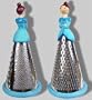Cheese / Nutmeg Grater Doll- Blue- Paris